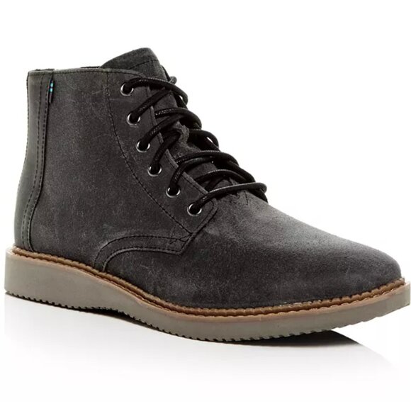 Men\'s NEW Tom\'s Porter Water-Resistant Nubuck Leather Boots (Size 14) main image 10